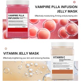 Mascarilla de Gelatina – Tratamiento Hidratante y Reafirmante 750g Mascarilla Facial que Hidrata, Reafirma y Da Volumen, Fórmula sin Goteo, Piel Suave y Radiante – Tratamiento en Casa