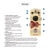 Mooer WoodVerb Acoustic Guitar Reverb Pedal Digital Reverb Pedal Reverb/Mod/Filter