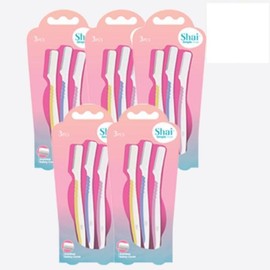 | Dorco | SHAI Simple Eyebrow Razor 3P / | 도루코 | SHAI 심플 눈썹면도기 3P X 5개 (15입) 제모기 화장도구 아이브로우 미용도구 셀프제모 피부관