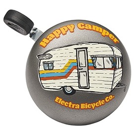 Electra Bicycle Bell Small Ding Dong Happy Camper, Diameter 60 mm