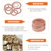 Rustark 320 Pcs Copper Flat Washers Assortment Kit Metric Sealing