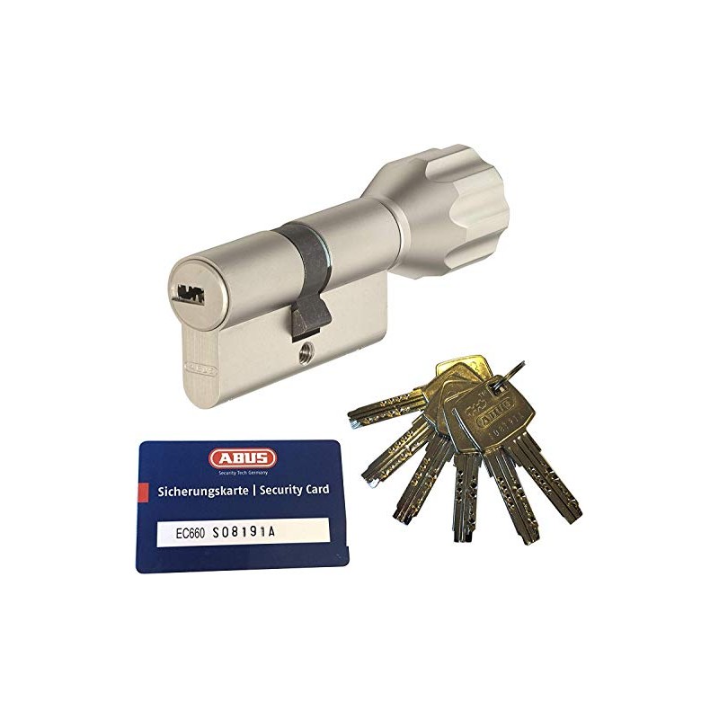 ABUS EC660 ECK660 Profil-Knaufzylinder Länge (a/b) Z30/K45mm (c=75mm) mit 6