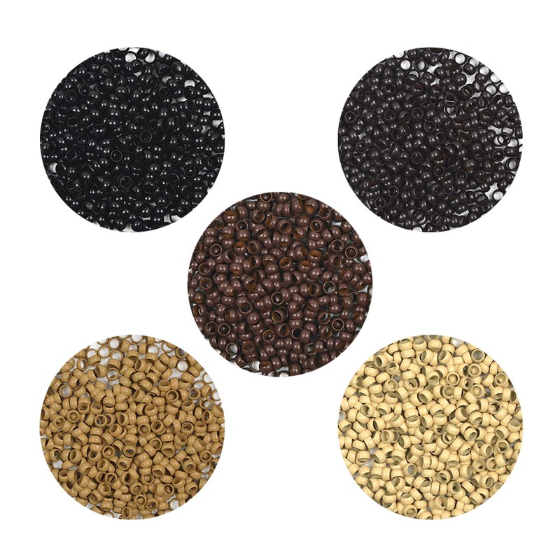4.0mm Nano Beads Micro Ring Beads Hair Extensions Beads Copper