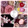 Matwsec 150PCS Stamens for Flower Making 3mm White Flower Stamen