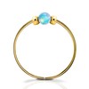 Thin 14k Gold Filled Tiny Nose Ring Hoop - 2