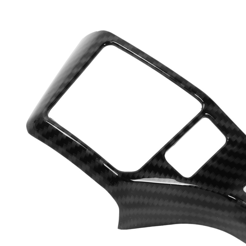 2Pcs Steering Wheel Sticker Carbon Fiber Style Cover Interior Trim