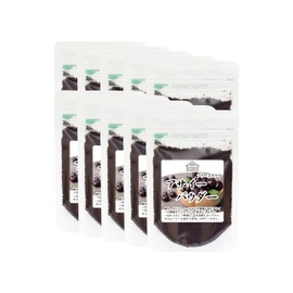 自然健康社 アサイー パウダー 30g×10個 粉末 フリーズドライ アサイーベリー サプリ 無添加