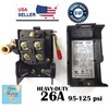 Lefoo Pressure Switch Control 95-125psi 1 Port Heavy Duty 26