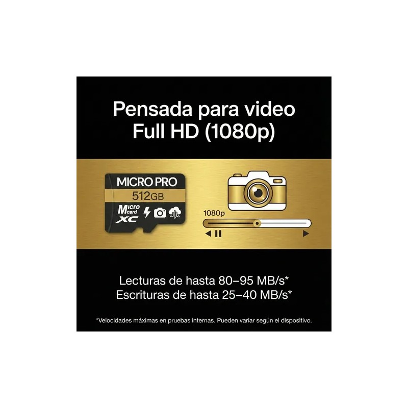 Tarjeta Microsd 2tb Uhs-i Clase 10 Full Hd Con Adaptador