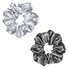 Triko 12 Coleteros de Seda Satinada de 4.5 Pulgadas, Scrunchies