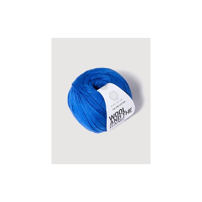 Wool and the Gang The One Cotton, Azure Blue, 100