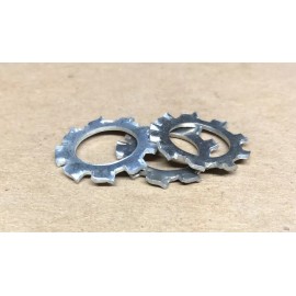 Accurate 7/16 External Tooth Lock Washers Steel Zinc Plated Star (50)