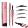 Magic Eyebrow Pencil with 4 Fork Tip, Waterproof Microblading Brow