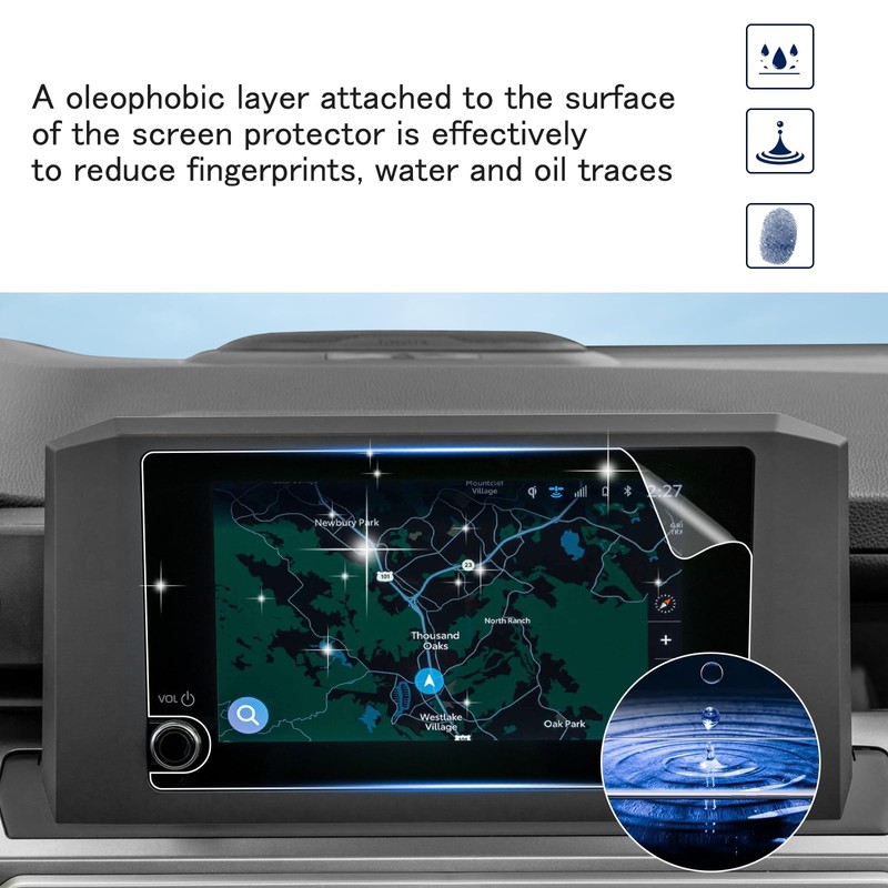 SHAOHAO 2 PCS for 2024 2025 Toyota Tacoma Screen Protector