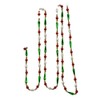 9-Foot Gold, Red, Green and White Round Bead with Water