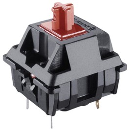 Cherry MX Key Switches for Mechanical Gaming Keyboards | Plate Mounted | MX1AL1NN (Cherry Red, 65 Pcs)