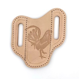 Unbranded Leather Folding Blade Knife Sheath Belt Pouch EDC Tools Pocket Camping Gallo