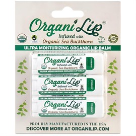 Bálsamo labial orgánico, sabor a menta verde, humectante labial ultrahidratante para labios secos, tubo de forma ovalada,
