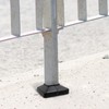 Tsnamay 6Pcs Flange Base Shoe for Railings 3.15"x3.15"/80mm Post,Deck Post