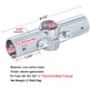 Fanmao 6 Sets 180 Degree Pipe Clamp Connector for 1"