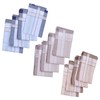 12 Pcs 40cm Cotton Men Handkerchiefs Elderly Handkerchief Sweat Absorbent