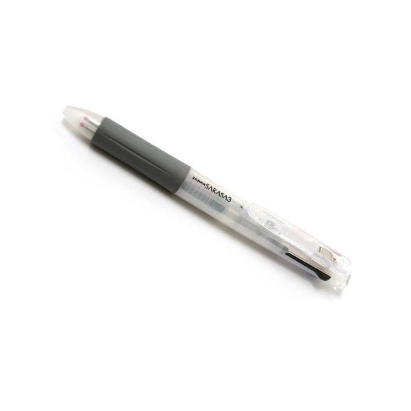 Zebra Sarasa 3 Color Gel Ink Multi Pen - 0.5 mm - White Body by Zebra Technologies