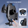 Lusosh Universal Car Phone Holder Mount,[Off-Road Protection&Military-Grade Suction] Hands Free