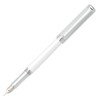 Sheaffer Intensity Broad Nib Fountain Pen, White Barrel Engraved Spiral