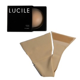 LUCILE Kit de Panties Adhesivos Sin Costuras y Nipple Covers Adhesivos | Ropa Interior Invisible Tipo C-Line Talla M/L con Pezoneras de Silicona Reutilizables | Cubiertas de Pezón con Micro Orillas
