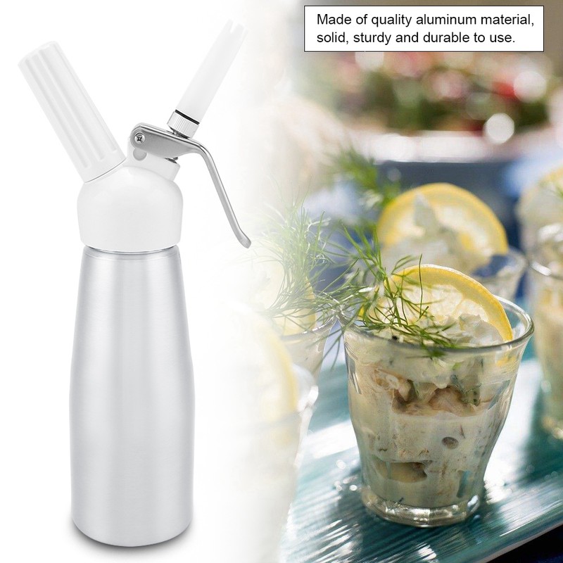 500mL Whipped Cream Dispenser Foamer Portable Cream Whipper for Coffee