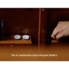 TrueVine Top & Bottom Communion Cups and Wafer Set -