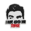 I Have Asked You Thrice Office Meme Embroidered Iron On