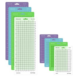 REALIKE Cutting Mat for Cricut Joy 4.5â X12â (StandardGrip, LightGrip, StrongGrip 8 Mats), Variety Adhesive Cutting mats for Cricut Joy Accessories