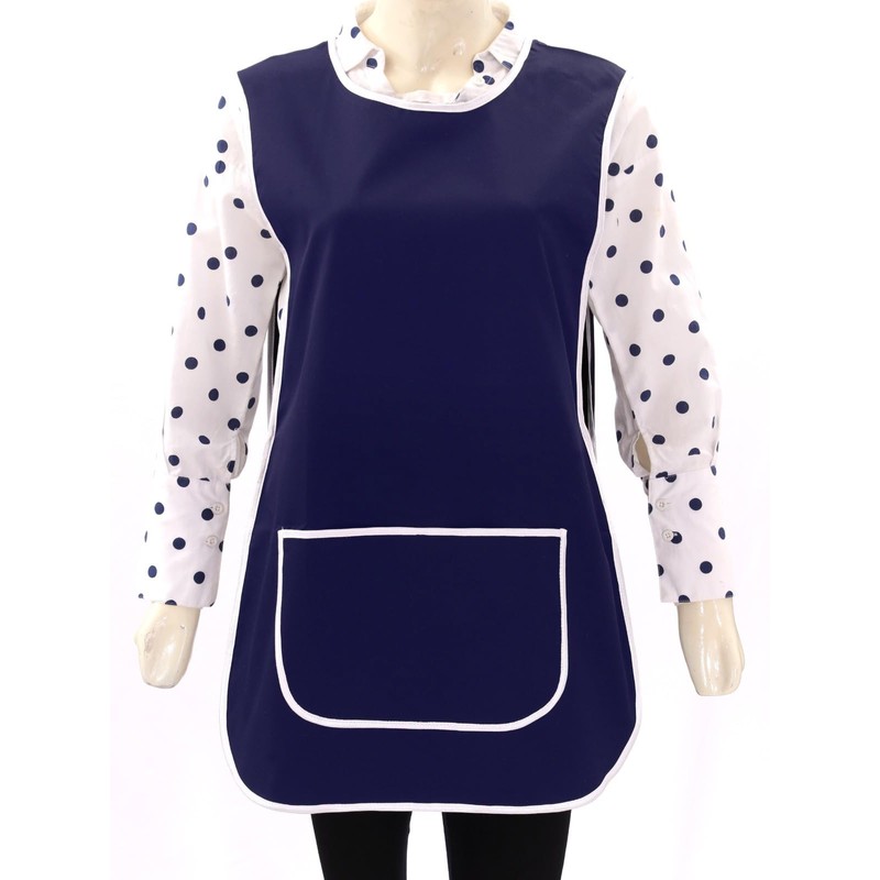 LINEN CLOSET Womens Tabards with Pockets for Men Ladies Cleaning