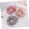 IWOWHERO 4pcs Scrunchies for Thick Hair Soft Elastic Ponytail Holders