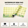 KiiBOOM X Cosydiaries Rainy Froggy Day Desk Mat, Non-Slip, 35.4’’