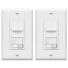 TOPGREENER Paddle Dimmer Light Switch for 200W Dimmable LED/CFL Lights,