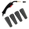 MIg Nozzle, 4Pcs Gasless Fluxed Cored Nozzle Gasless Nozzle Self