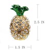 (pineapple) - YUFENG Hinged Trinket Box For Gifts Hand-painted Patterns