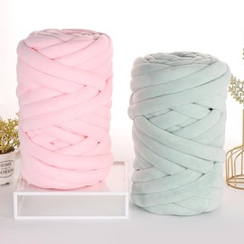 1 Pcs Super Chunky Arm Knitting Yarn Braided Knot Throw Blanket Cotton Yarn for DIY Knitting Blanket Pets House Bed 500g