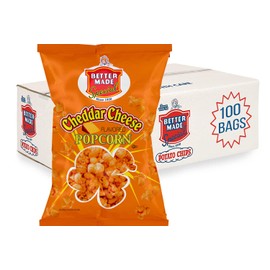 BetterMade Special Flavored Popcorn .625oz Bags (100 Pack) (CHEDDAR CHEESE)