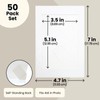 Juvale Cardboard Picture Frames for 4x6 Photos - White Paper