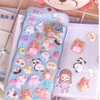2 Pack Squishy Butt Stress Relief Stickers Cute 3D Peach