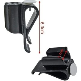 JIzian 2Pcs Golf Club Holder, Golf Club Bag Accessories, Golf Club Bag Clips Holder Organizer Value Durable Plastic Black Putting Clip for Men Women Golfer Golf Accessories