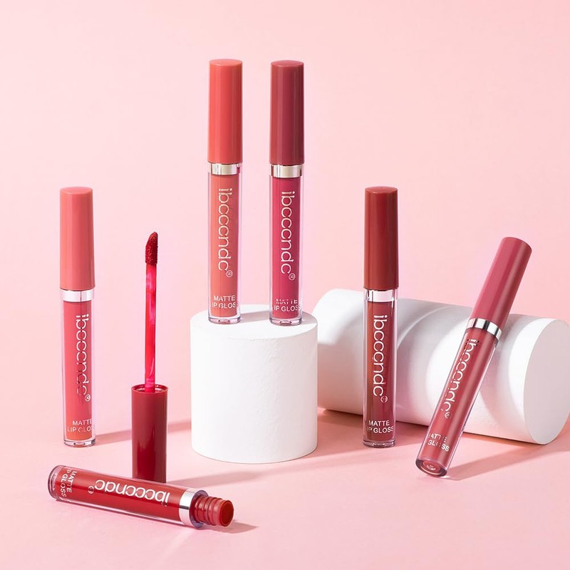 MYUANGO Matte Liquid Lipstick, Ultra-Intense Pigmented Creamy Formula, Long Lasting,