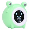 Kids Alarm Clock Cartoon Animal Shaped Gentle Music Night Light