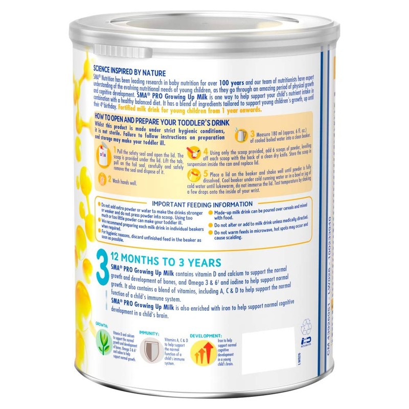 SMA PRO Growing up Milk, 1 - 3 Year, 800