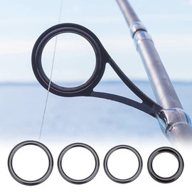 ZHONGLEFA 10 Sizes 20 Pcs 4-30mm Rod Repair Kit Rod Tip Repair Kit Fishing Rod Ceramic Guides Ring Set Fishing Rod Ceramic Guides Ring Set Fishing Accessories