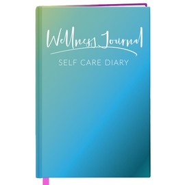 BookFactory Wellness Journal/Personal Health Diary/Mental and Physical Wellness Book - Soft Touch Laminate Hardbound, 100 Pages, 6" x 9"(JOU-100-69CS-VM(Wellness-Journal)-DX)