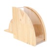 Dustproof Filter Holder Fan Shaped Coffee Filter Storage Holder Solid